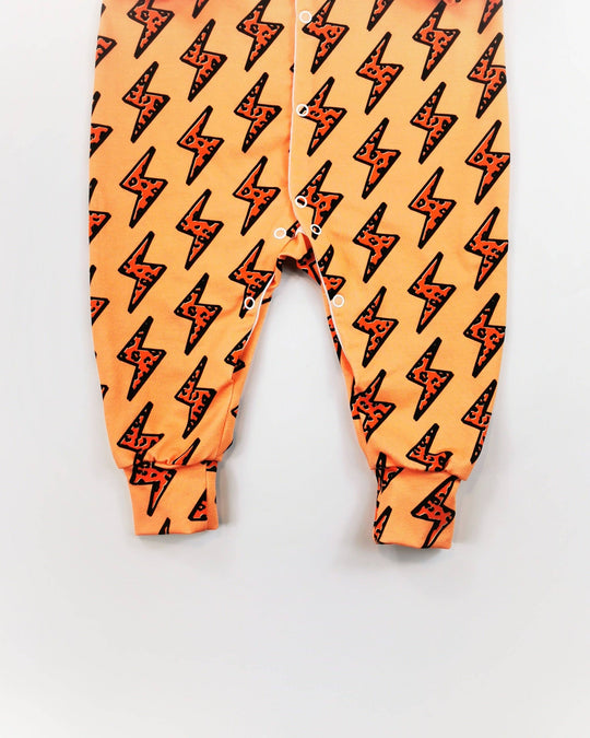 Baby Sleepsuit | Lightning Bolts - 3-6 months