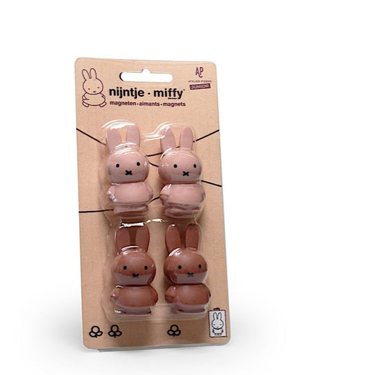 Miffy | Magnets Set of 4 by Atelier Pierre | Terracotta & Powder