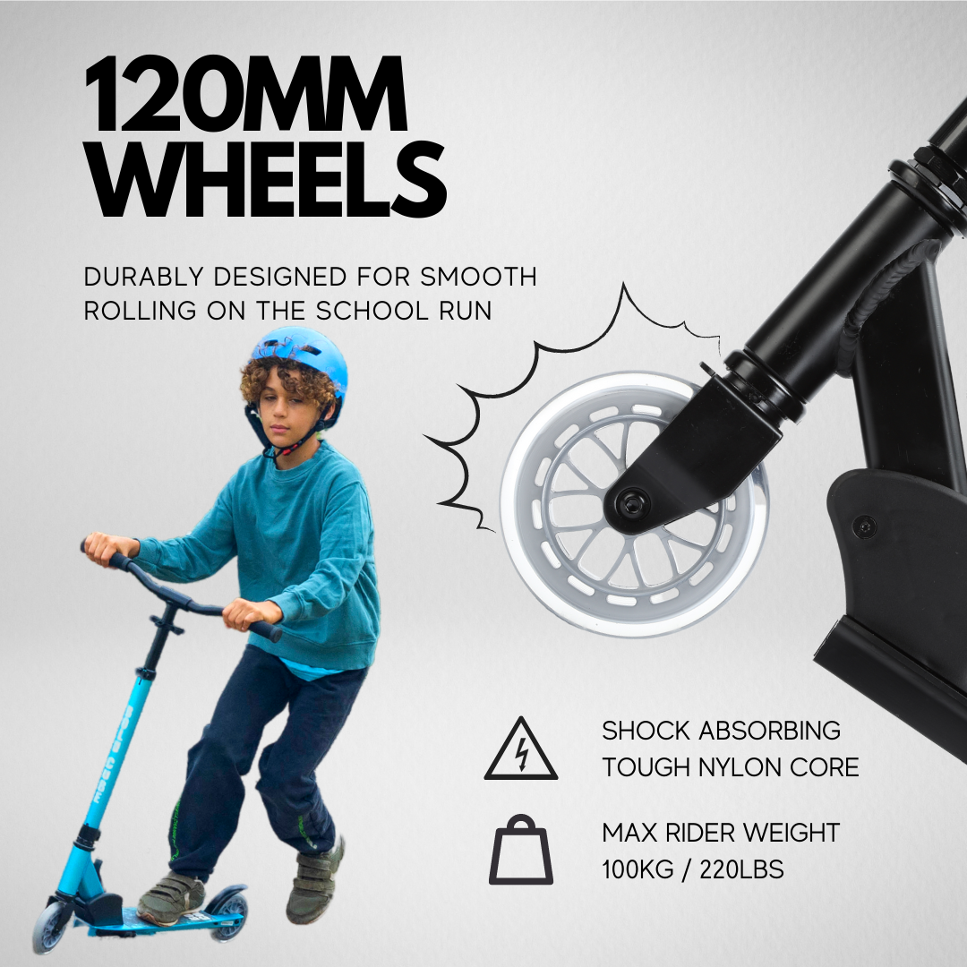 Deluxe 2 Wheel Scooter - Turquoise