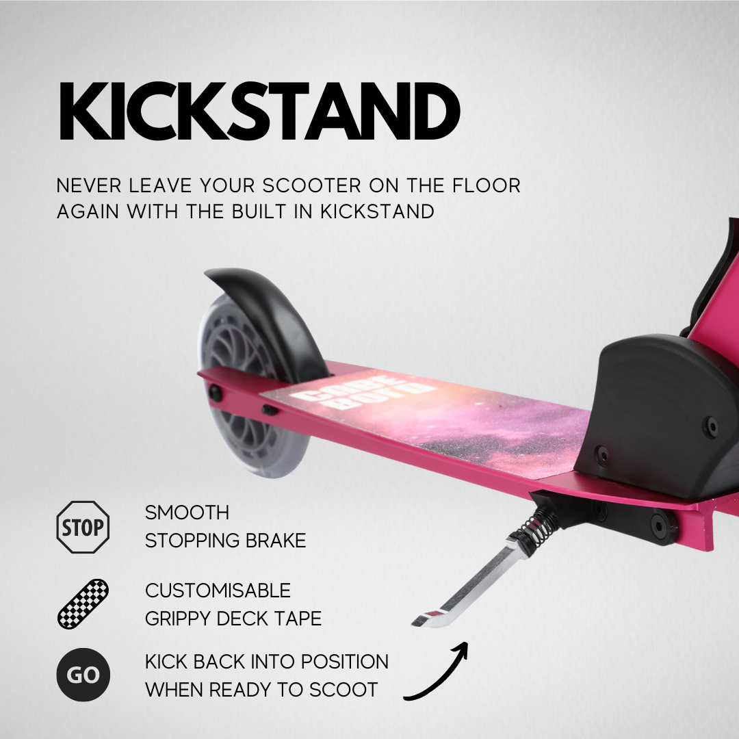 Deluxe 2 Wheel Scooter - Turquoise