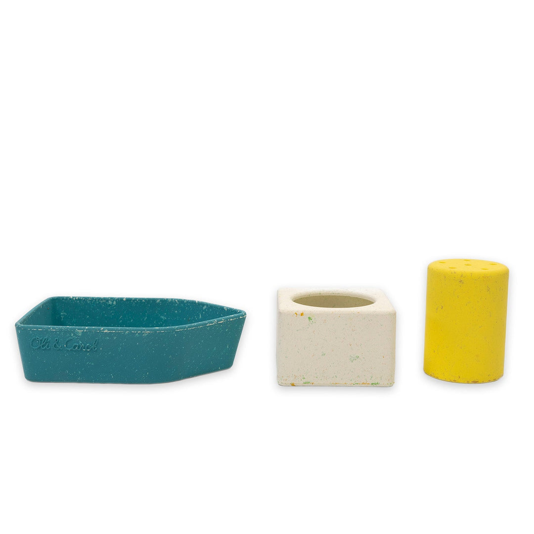Oli & Carol Upcycled Boat Bath Toy Yellow
