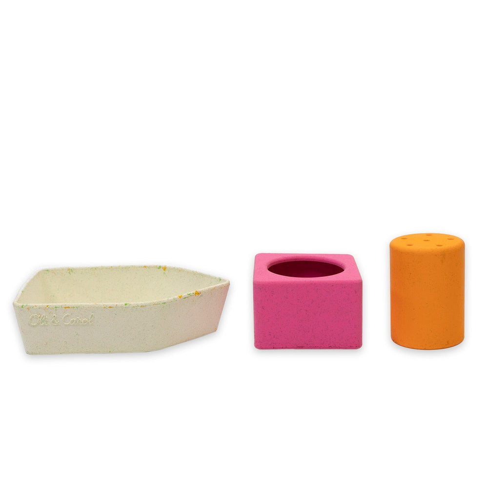 Oli & Carol Upcycled Boat Bath Toy Orange