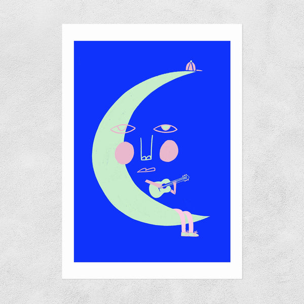 Art Print | Man On The Moon