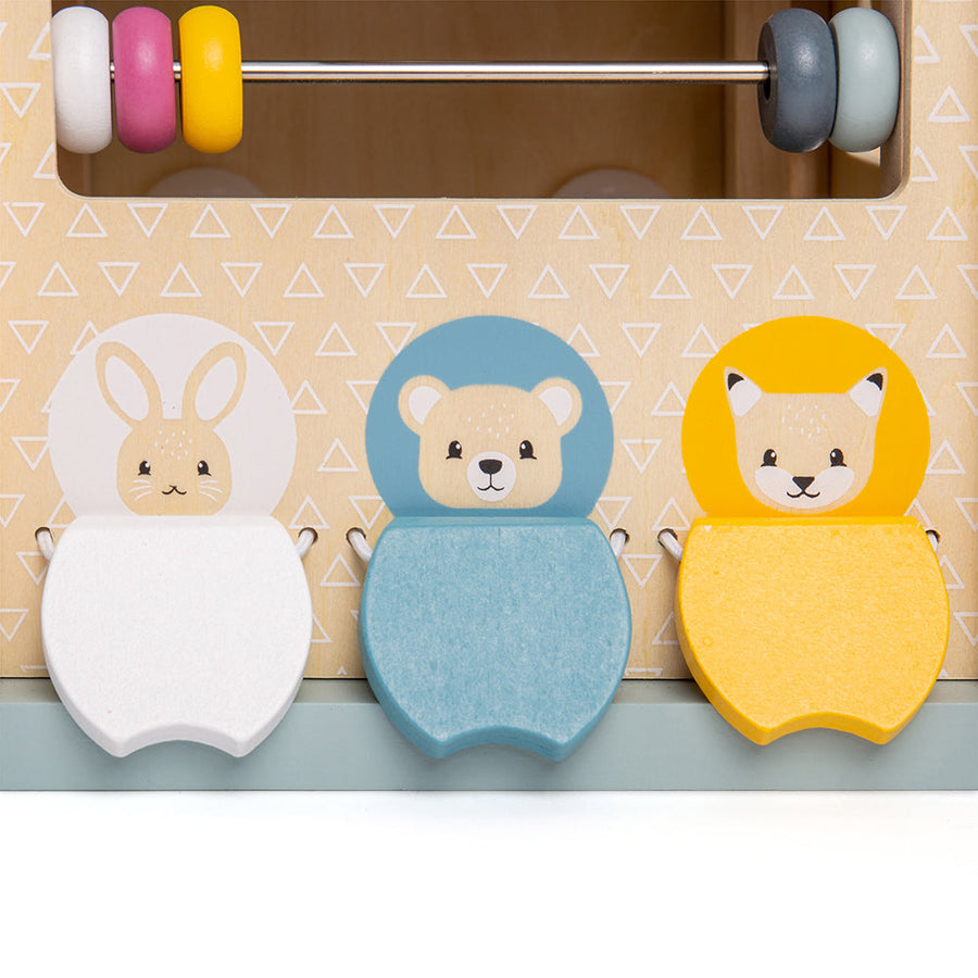 100% FSC Wood | Activity Cube - Moo Like a Monkey