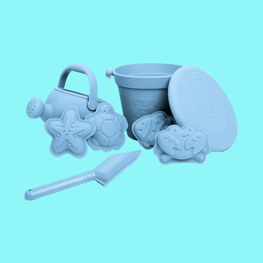Silicone Beach Toys Bundle - Powder Blue