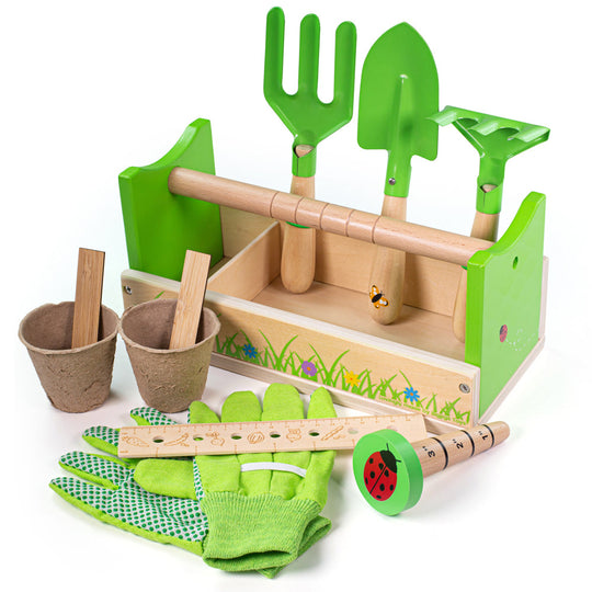 Gardening Caddy and Tools