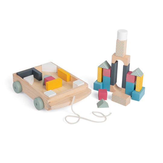 Brick Pull-Along Cart