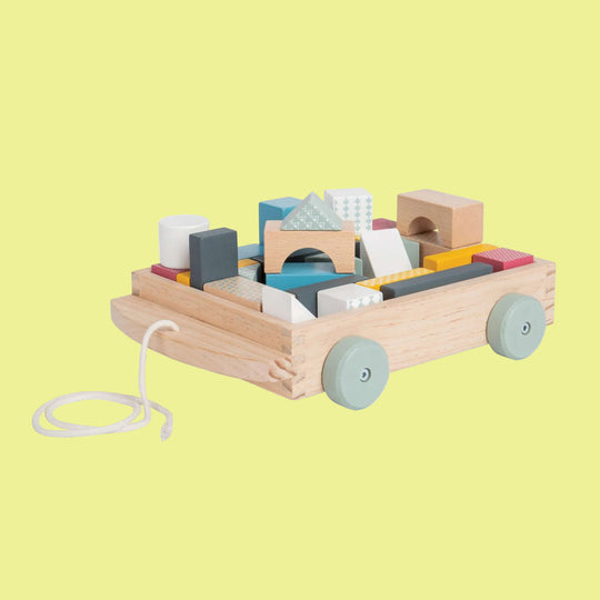 Brick Pull-Along Cart