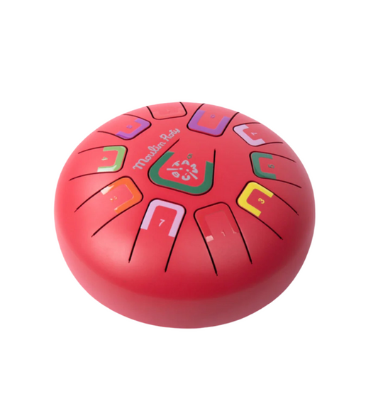 Tongue Drum Musical Instrument - Red