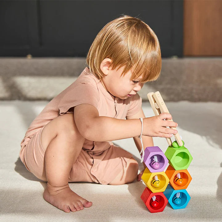 Plan Toys | Beehives - Bright Colours