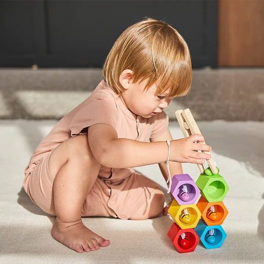 Plan Toys | Beehives - Bright Colours