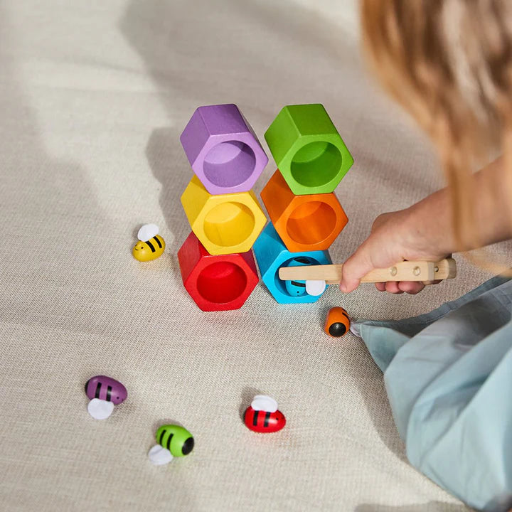 Plan Toys | Beehives - Bright Colours
