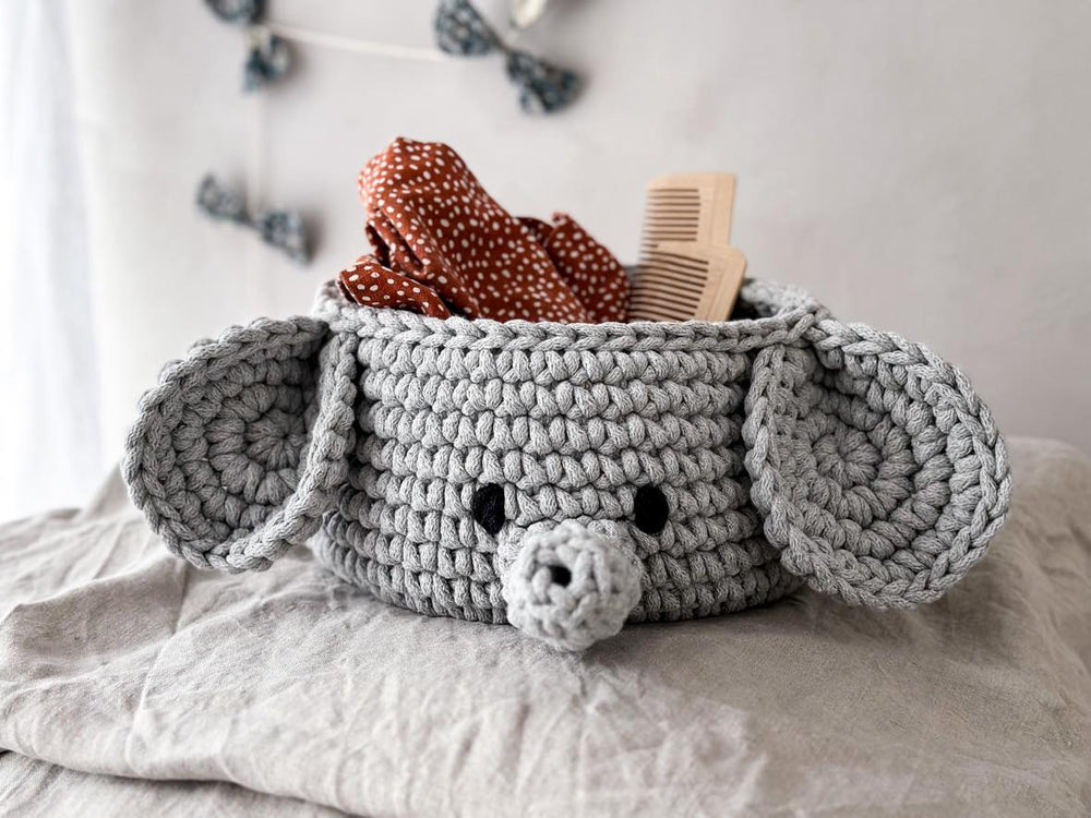 Elephant Basket | Beige