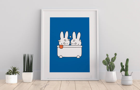 Miffy Art Print In The Bath | 11” x 14”