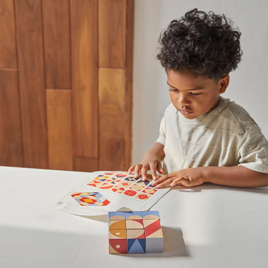 PlanToys Geo Pattern Cubes