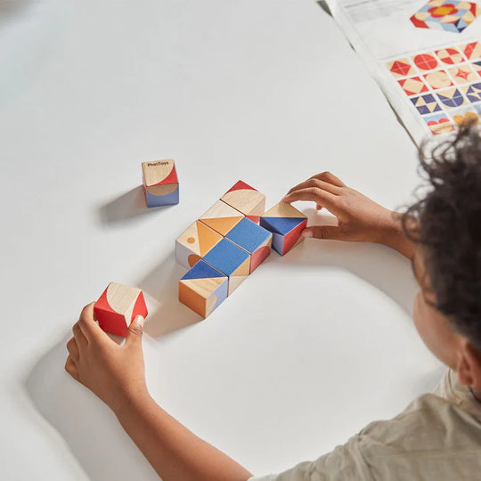 PlanToys Geo Pattern Cubes