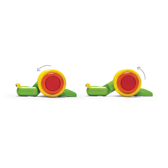 PlanToys Wooden Pull-Along Snail Toy
