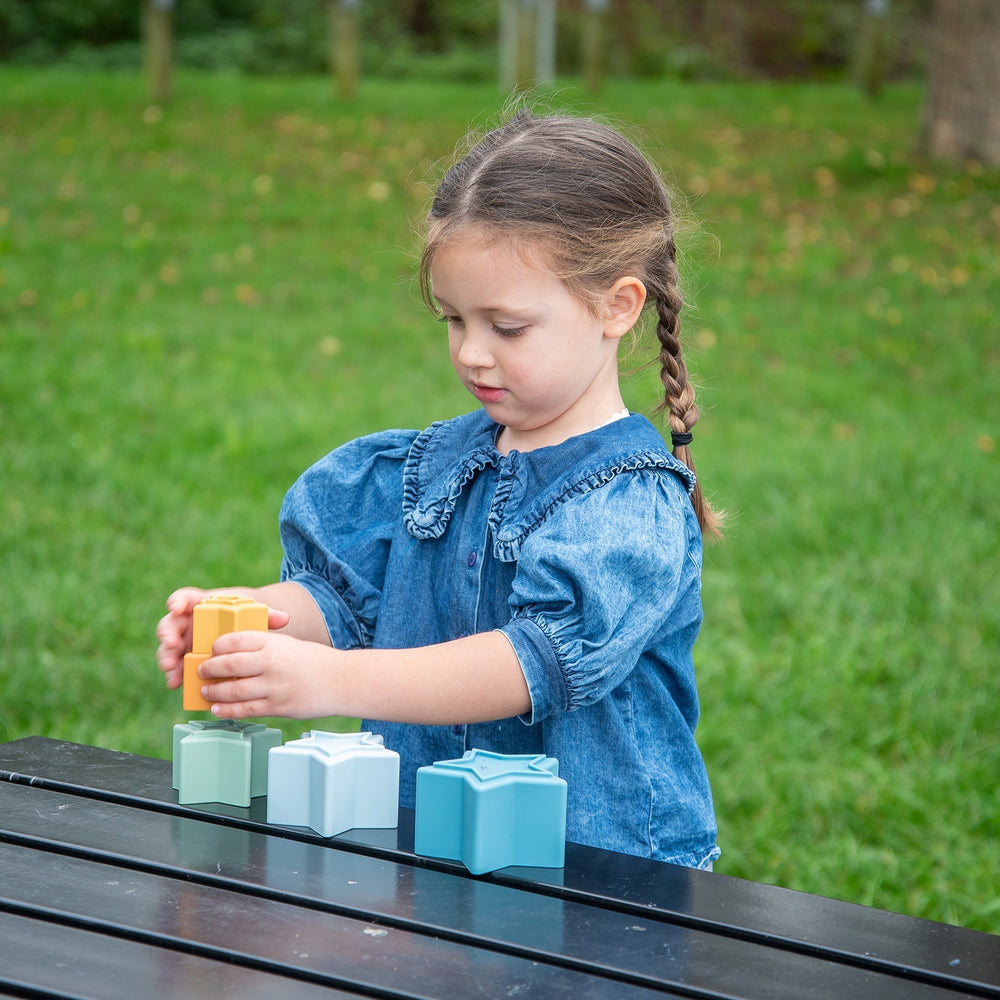 SiliSoft® Star Stacking Cups (Neutral)