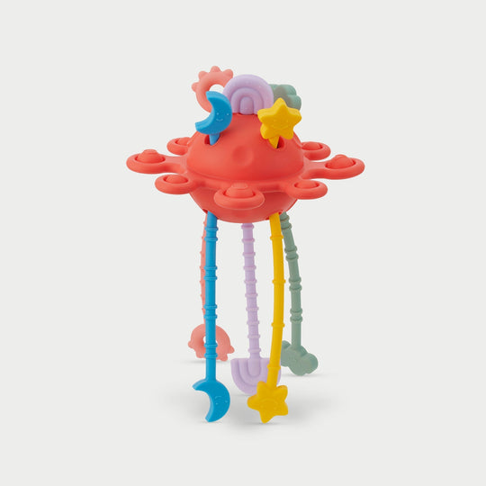 SiliSoft® Zip Pull Toy (Rainbow)