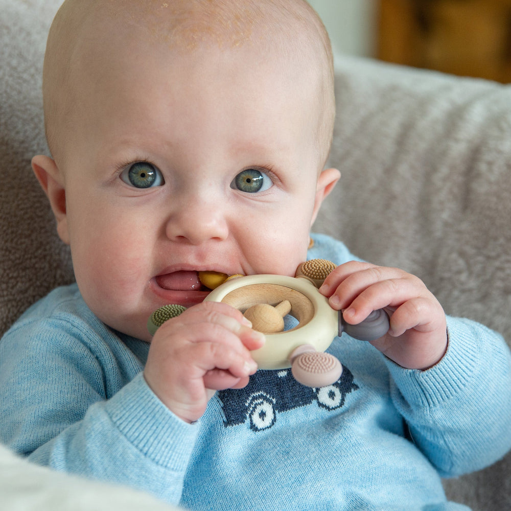 SiliSoft® Rattle Teether (Earth)