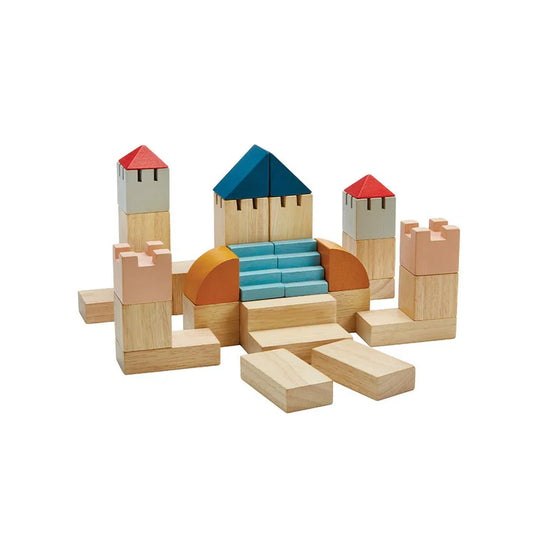 PlanToys Wooden Creative Building Blocks (Orchard Collection)