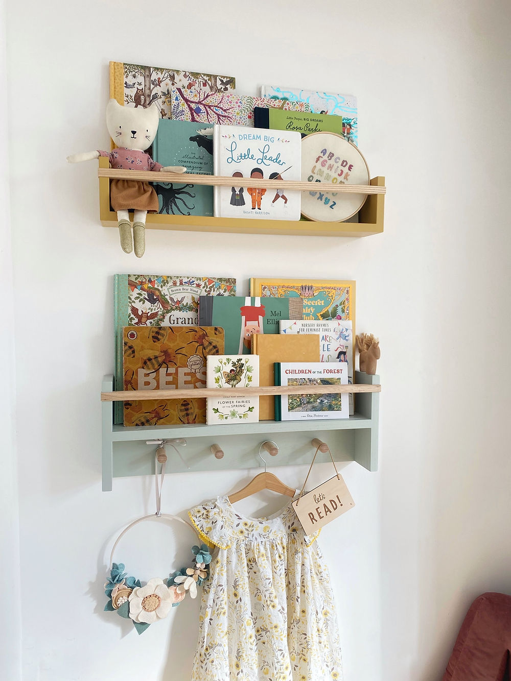 Autumn's Corner - The Colour Pop Peg Rail Bookshelf
