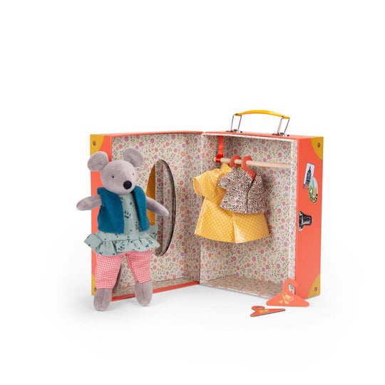 Moulin Roty | La Grande Famille Wardrobe Suitcase - Nini Mouse