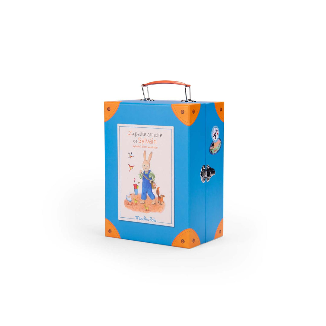 Moulin Roty | La Grande Famille Wardrobe Suitcase - Sylvain Rabbit