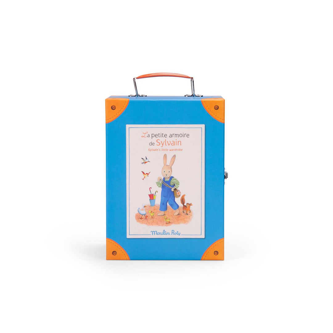 Moulin Roty | La Grande Famille Wardrobe Suitcase - Sylvain Rabbit