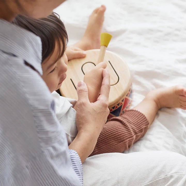 PlanToys Wooden Solid Drum Musical Toy