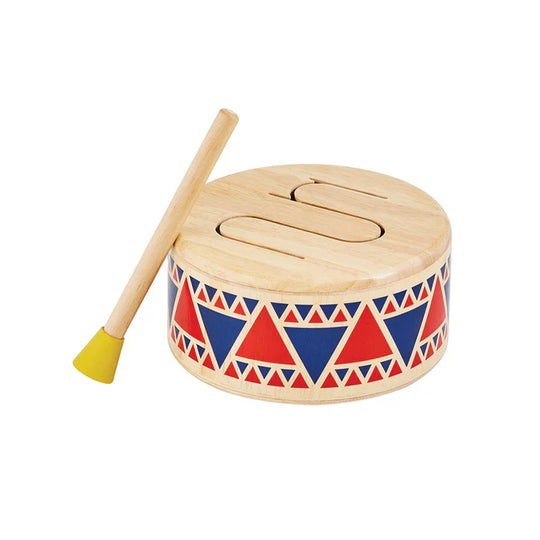 PlanToys Wooden Solid Drum Musical Toy