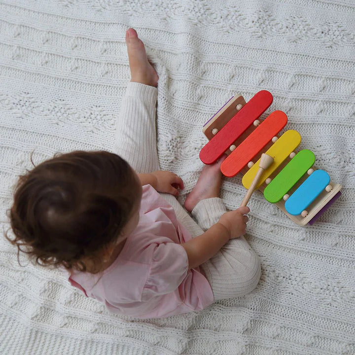 Plan Toys | Oval Wooden Xylophone