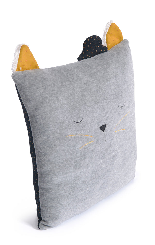 Moulin Roty | Les Moustaches Cat Cushion