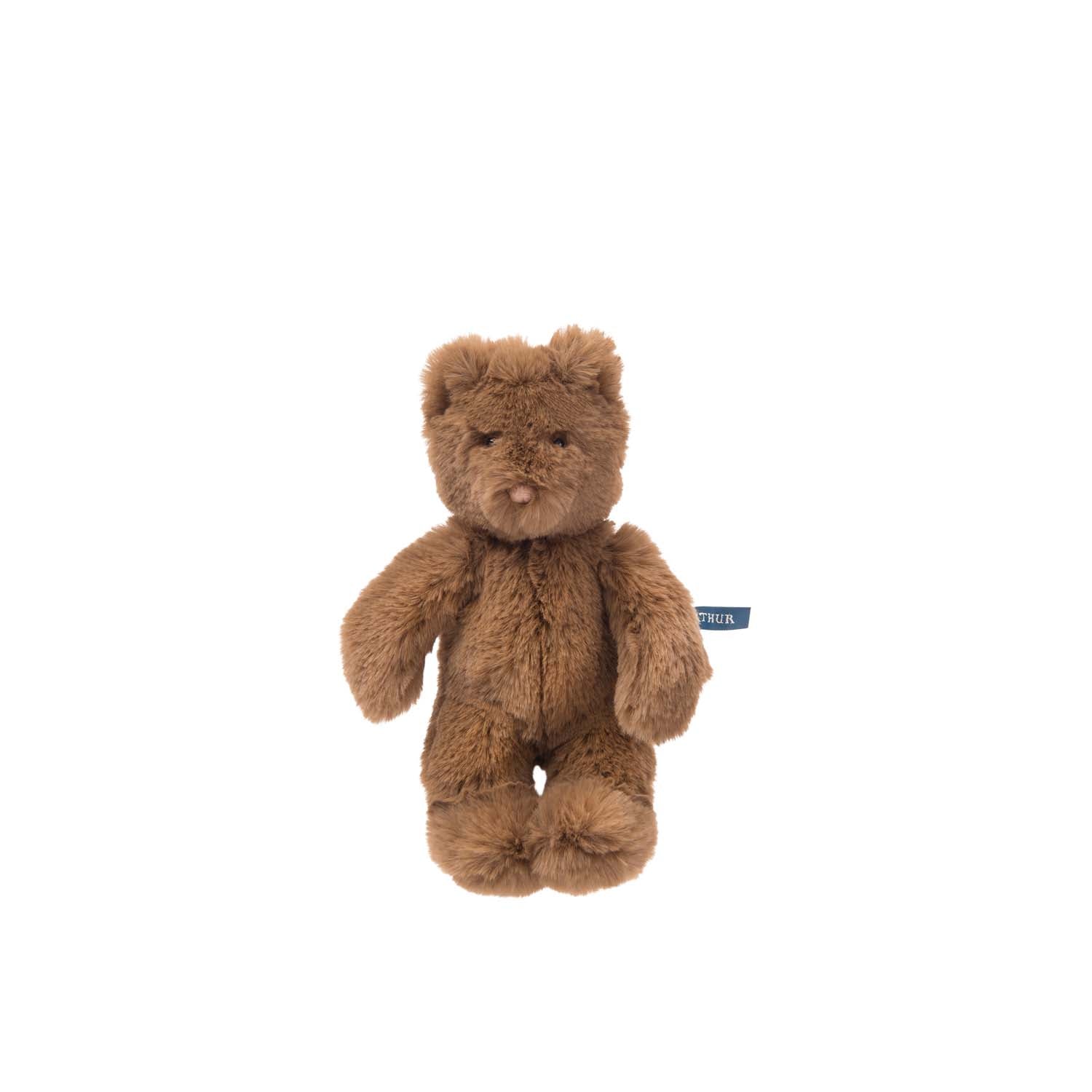 Brown fluffy plush teddy bear
