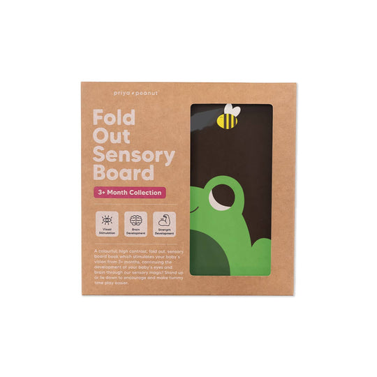 Fold-Out High-Contrast Sensory Board | Colours