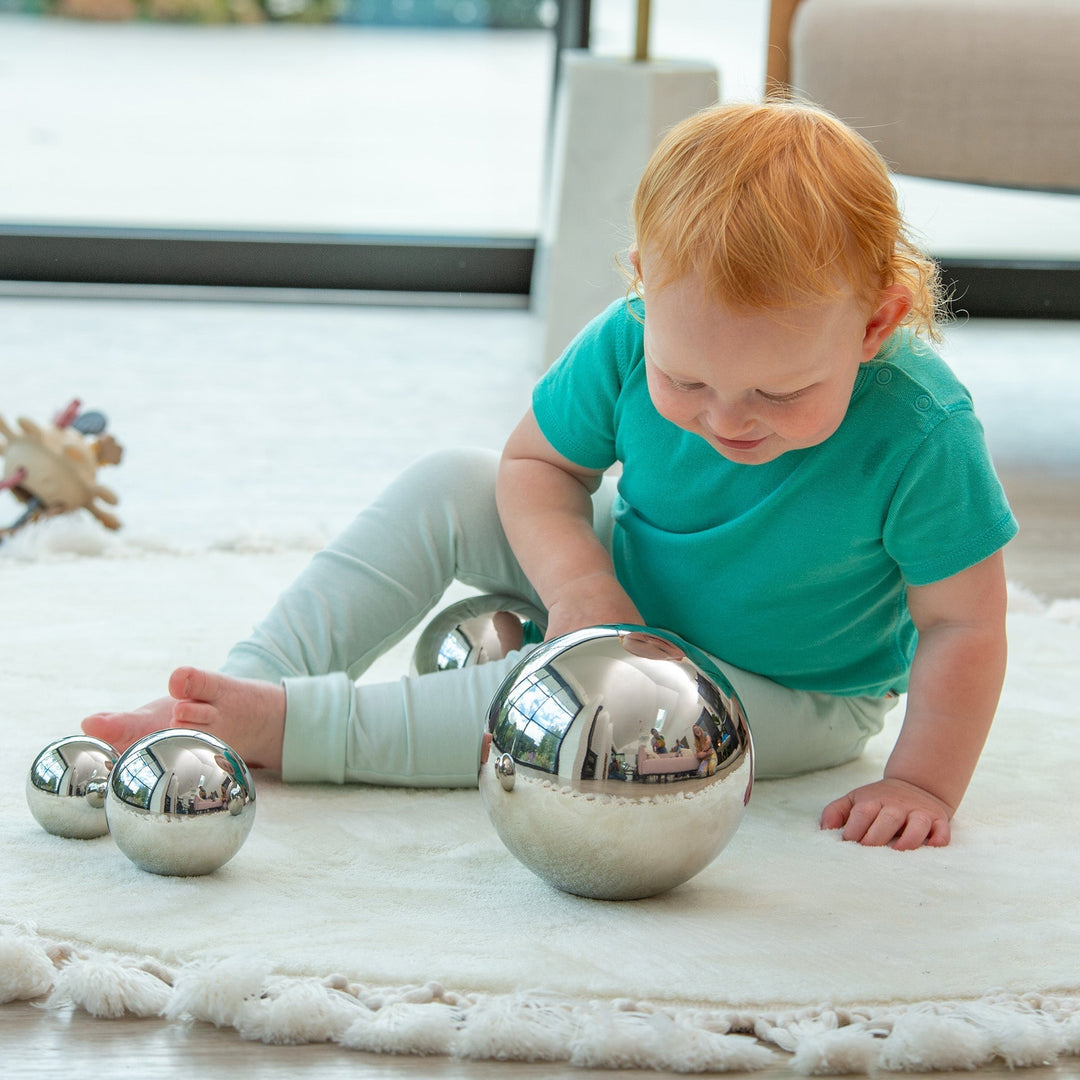Sensory Steel Silver Balls