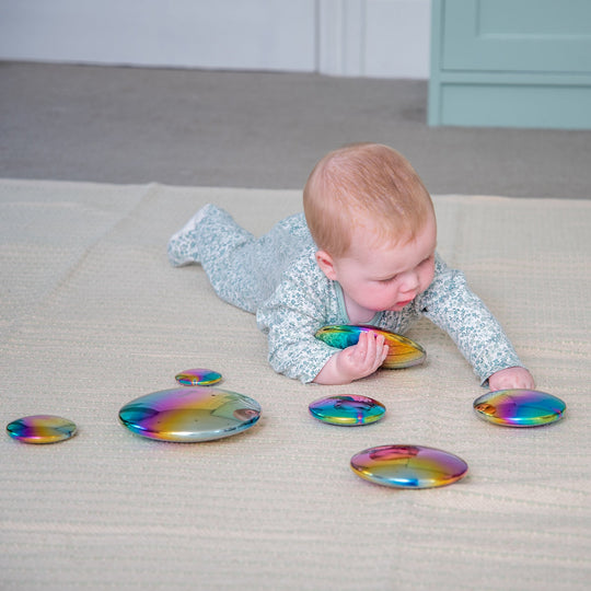 Sensory Steel Colour Burst Buttons