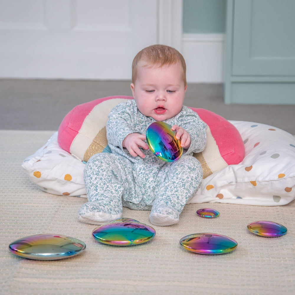Sensory Steel Colour Burst Buttons