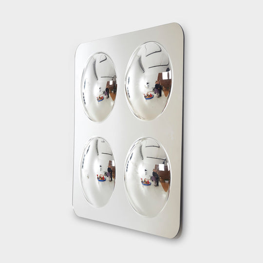 Large 4-Domed Acrylic Mirror Panel