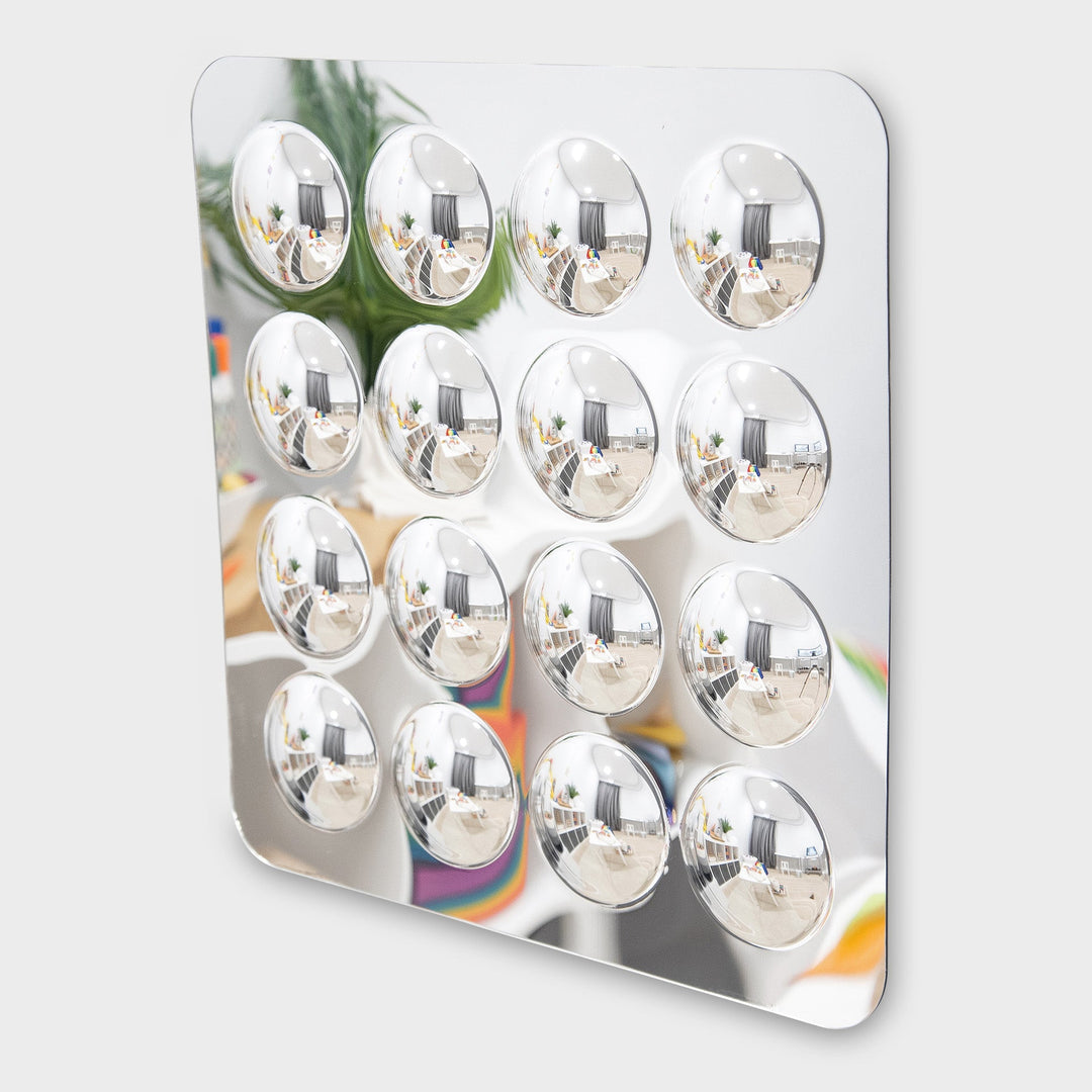 Large 16-Domed Acrylic Mirror Panel