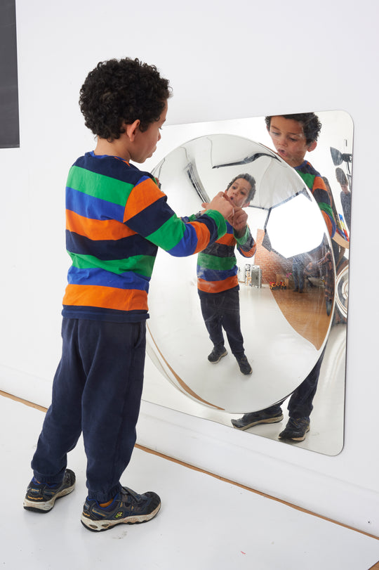 Giant Single Domed Acrylic Mirror Panel