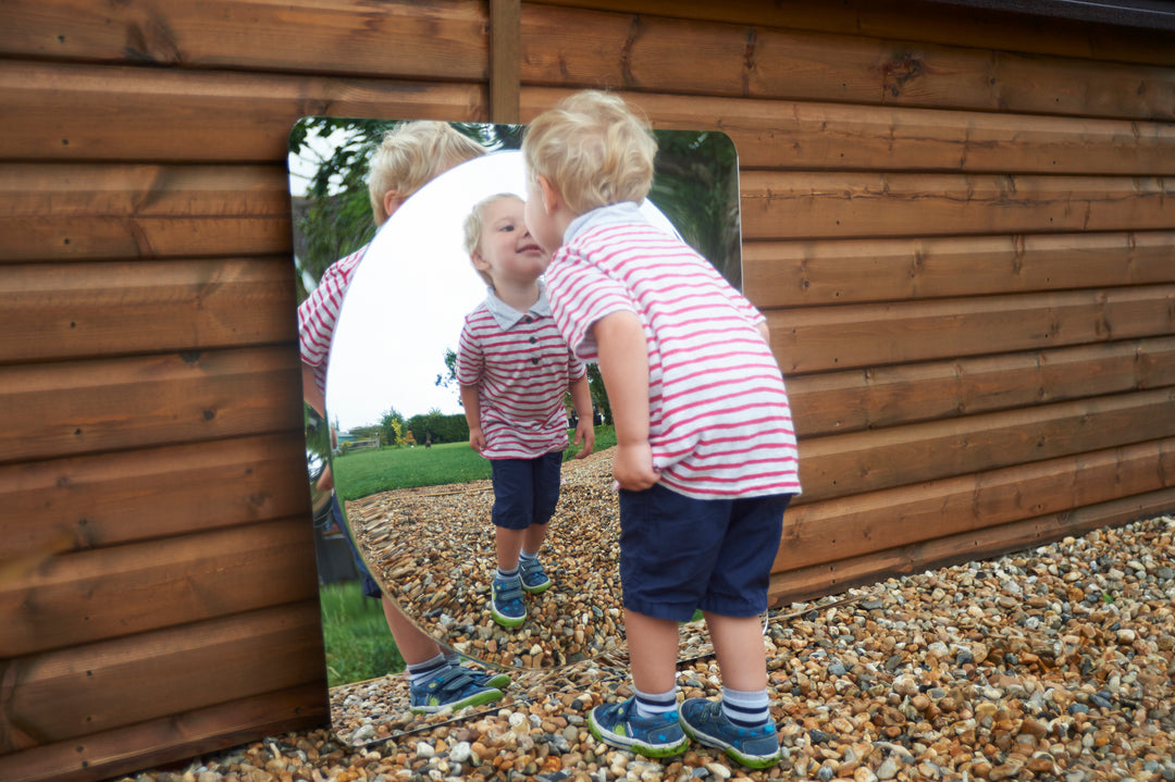 Giant Single Domed Acrylic Mirror Panel