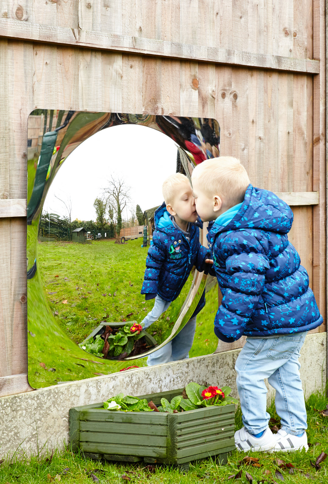 Giant Single Domed Acrylic Mirror Panel