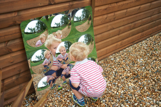 Giant 9-Domed Acrylic Mirror Panel