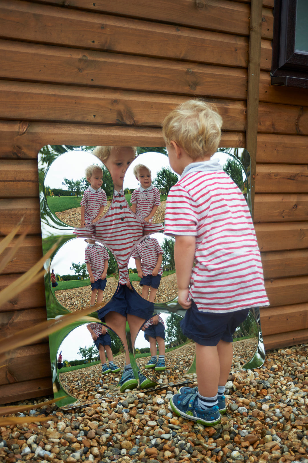 Giant 9-Domed Acrylic Mirror Panel