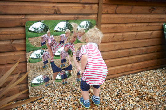 Giant 9-Domed Acrylic Mirror Panel