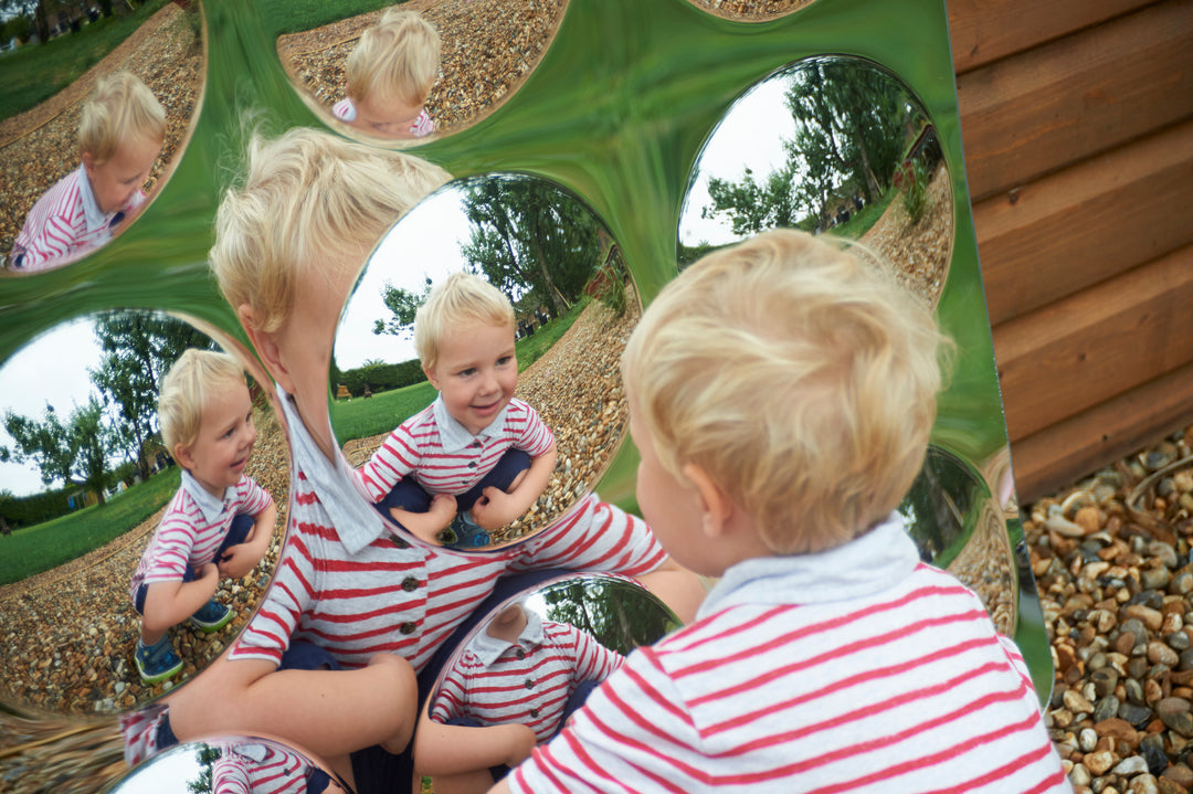 Giant 9-Domed Acrylic Mirror Panel