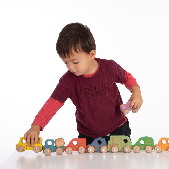 Rainbow Wooden City E-Vehicles
