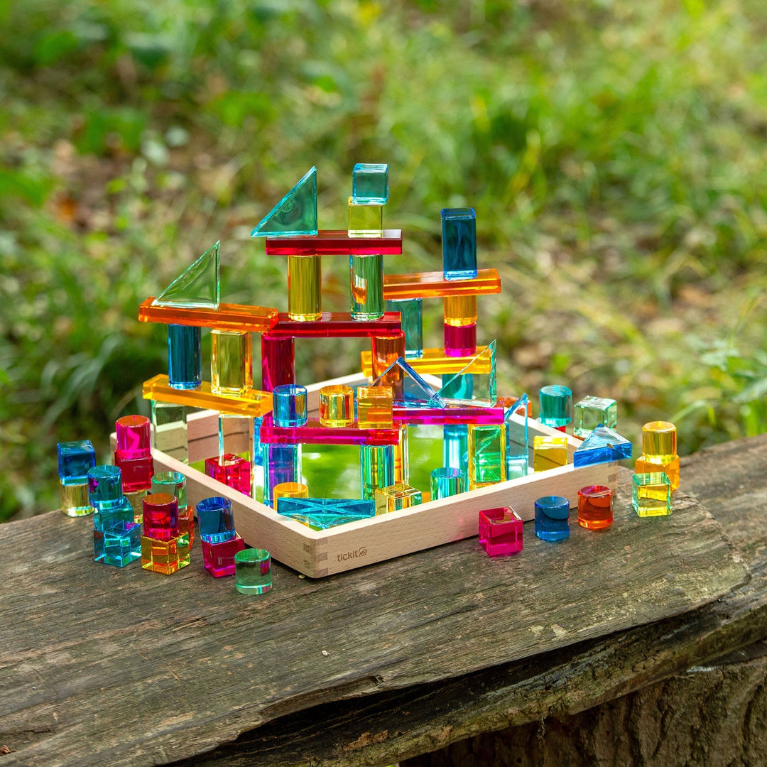 Gem Building Shapes Mirror Tray