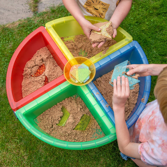 Discovery Colour Quadrant Trays & Stand